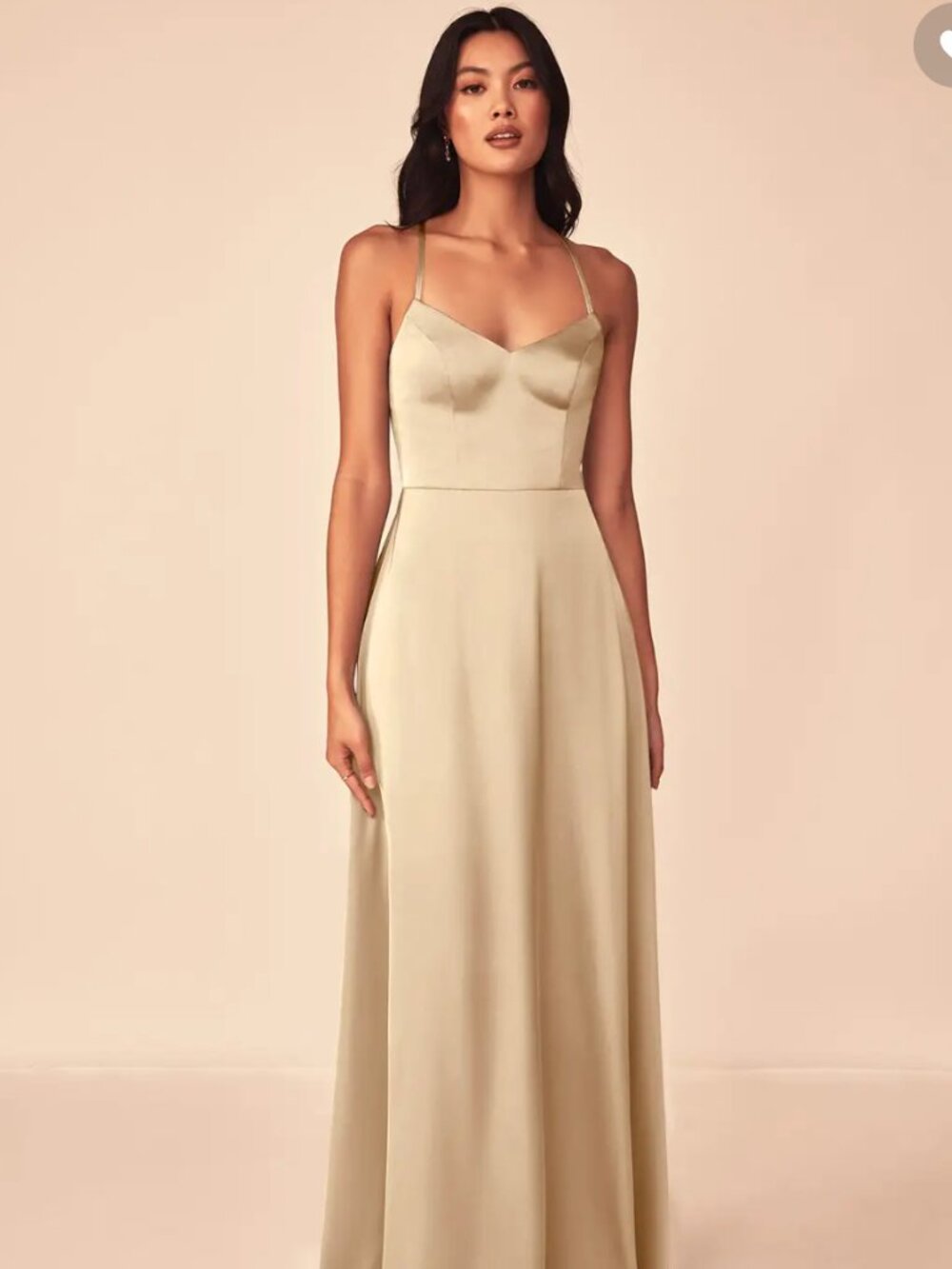 Azazie Mei Dress (Champagne)